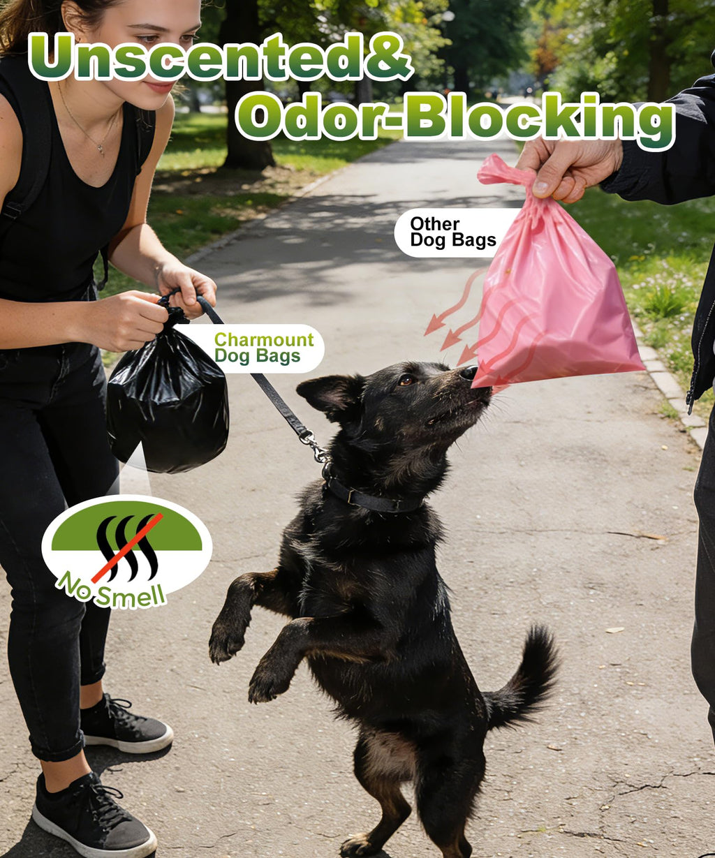 200 Pack Dog Poop Bags Rolls with Dispenser H8103