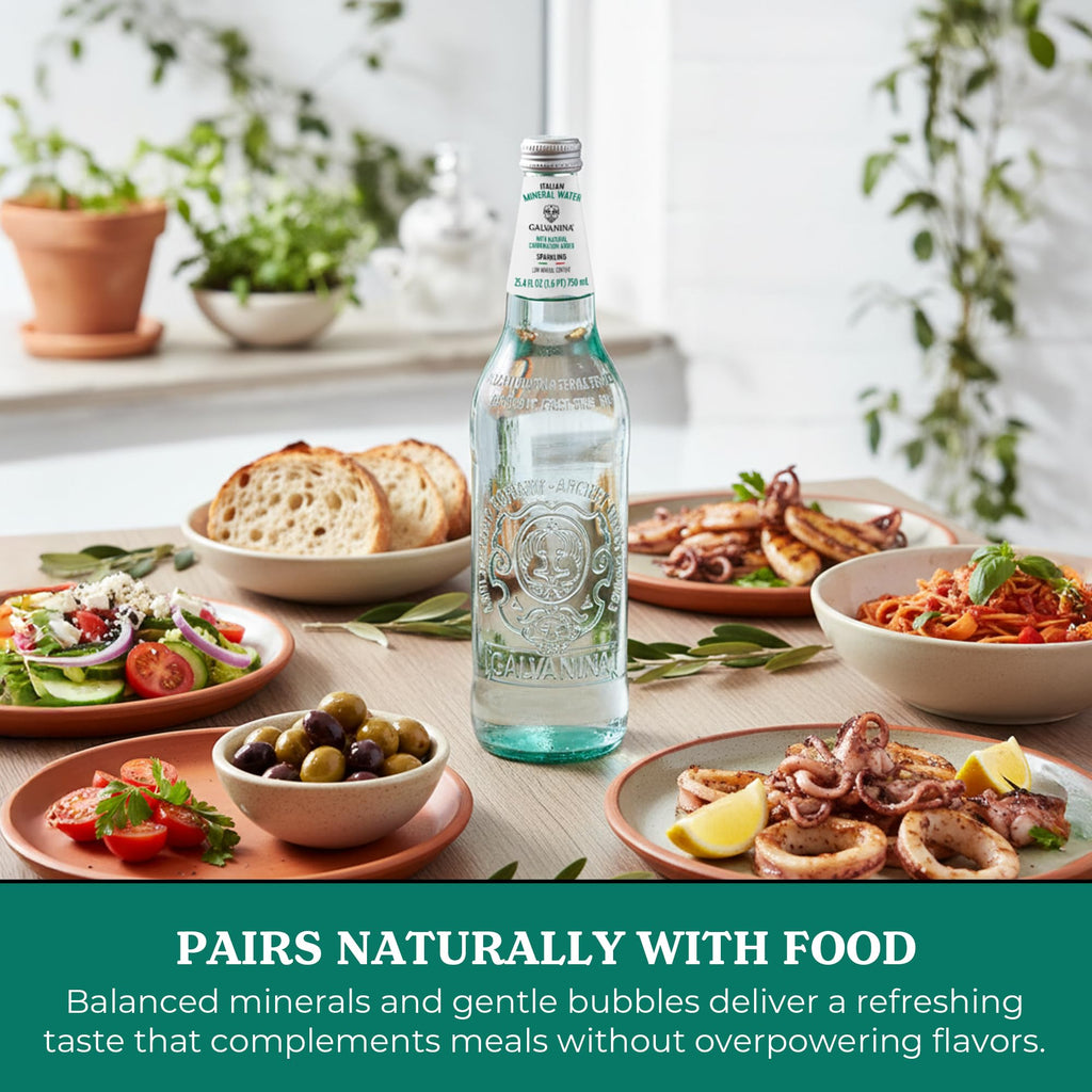 Sparkling Mineral Water 750 ml 12 Glass Bottles G821