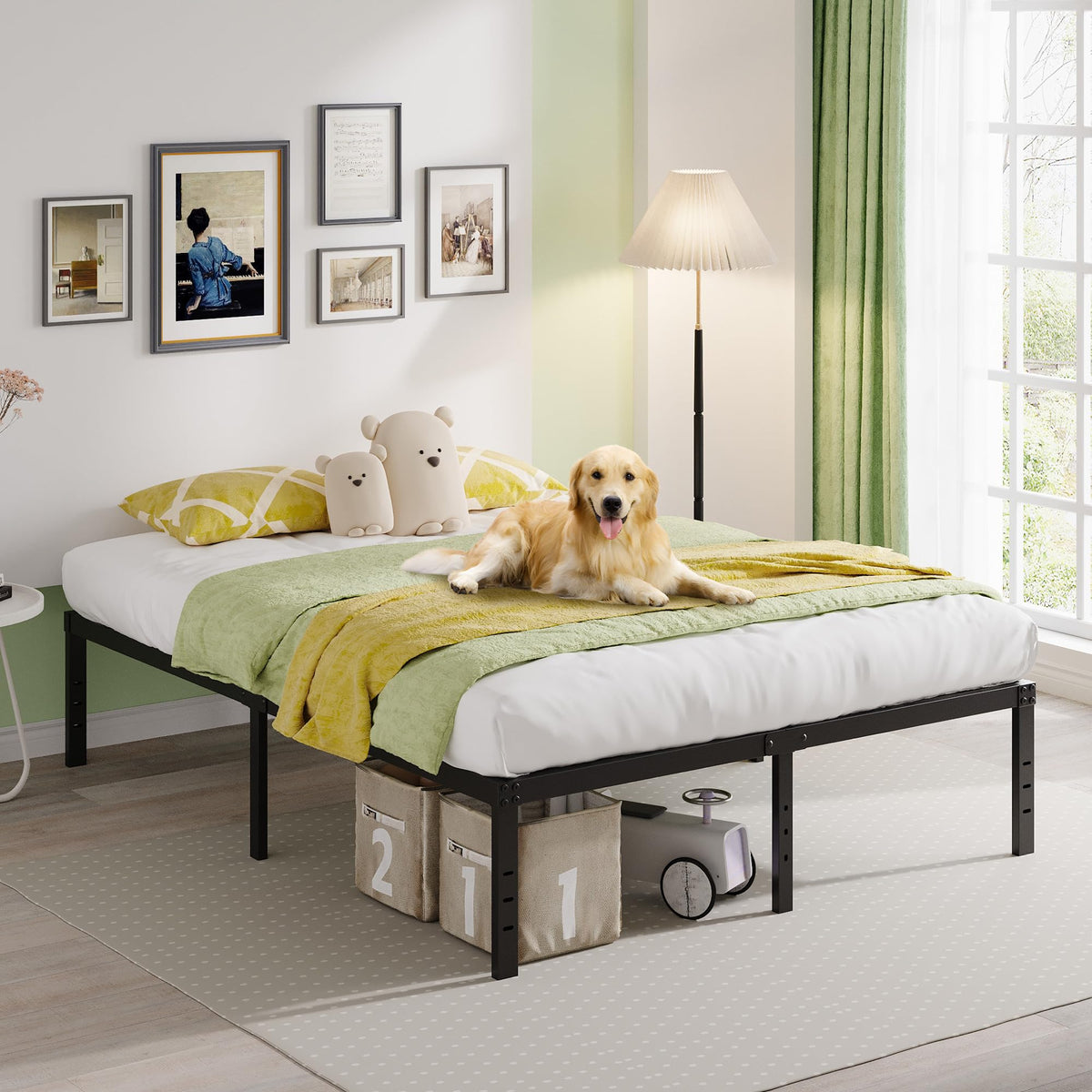 Queen Bed Frame with Storage M540910