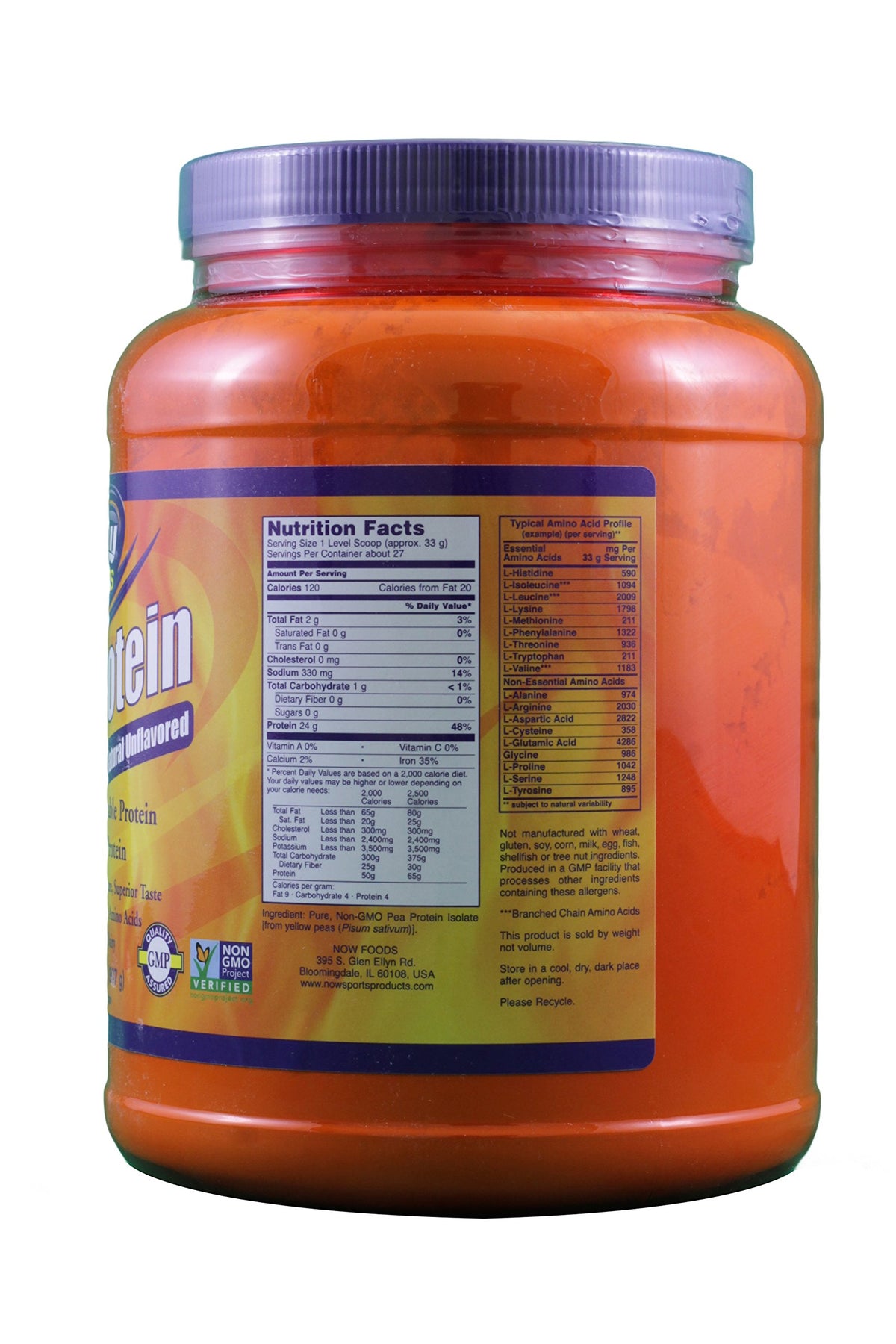 Pea Protein Unflavored 2 Pack E2443