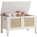 Rattan Storage Bench with 2 Safety Hinges C898