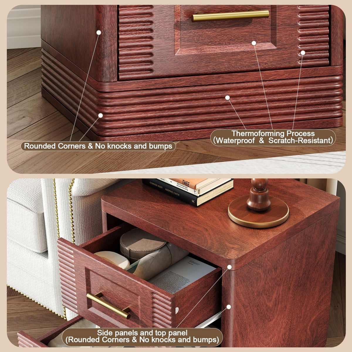 2 Drawer Nightstand R631517