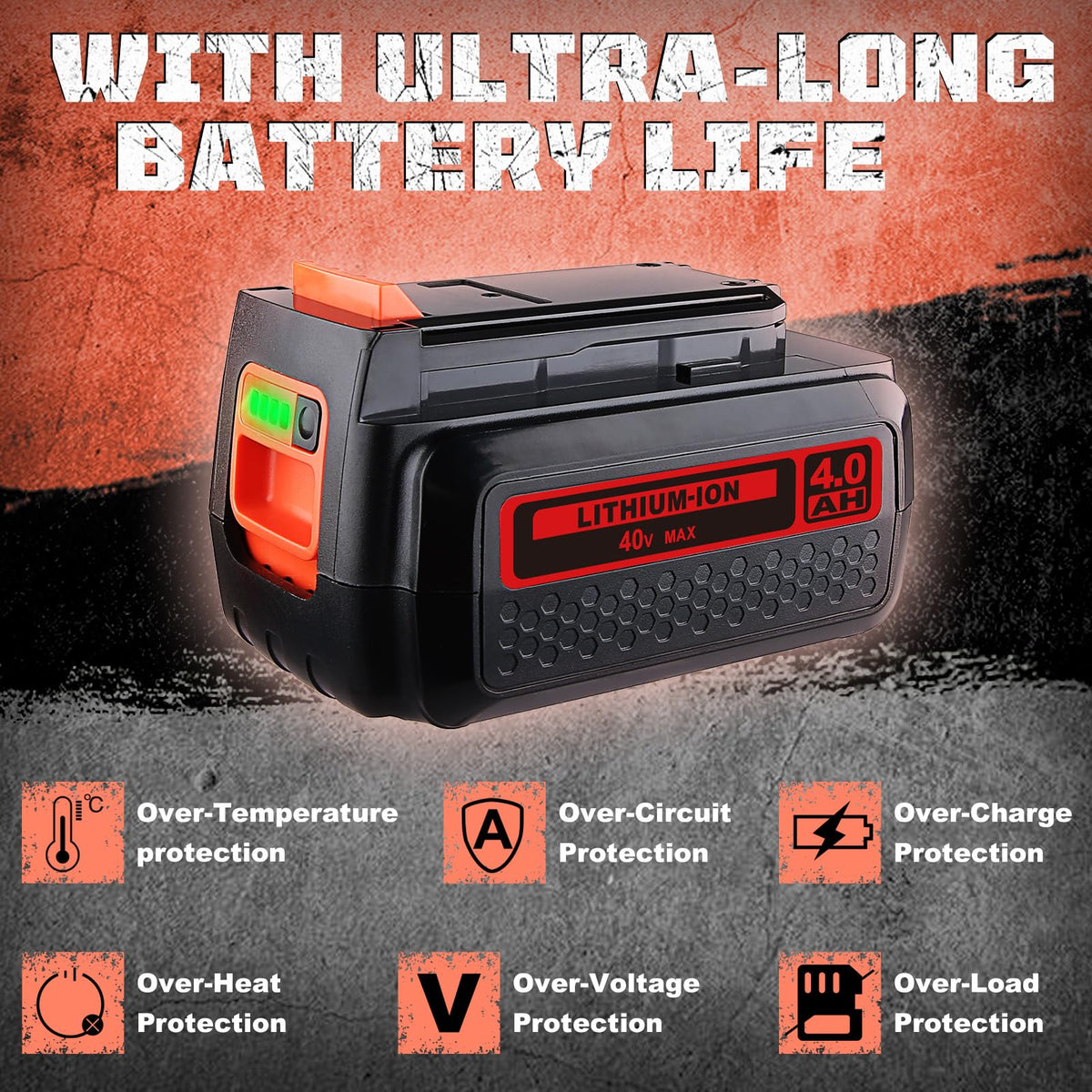 40V MAX 4.0Ah Lithium Battery S232