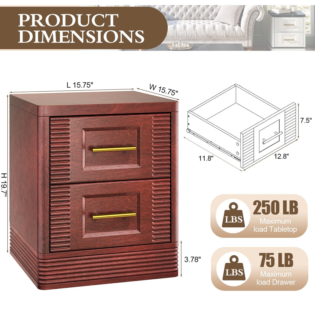 2 Drawer Nightstand R631517