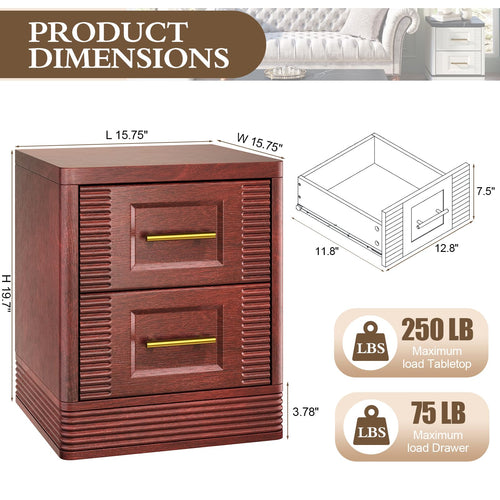 2 Drawer Nightstand R631517