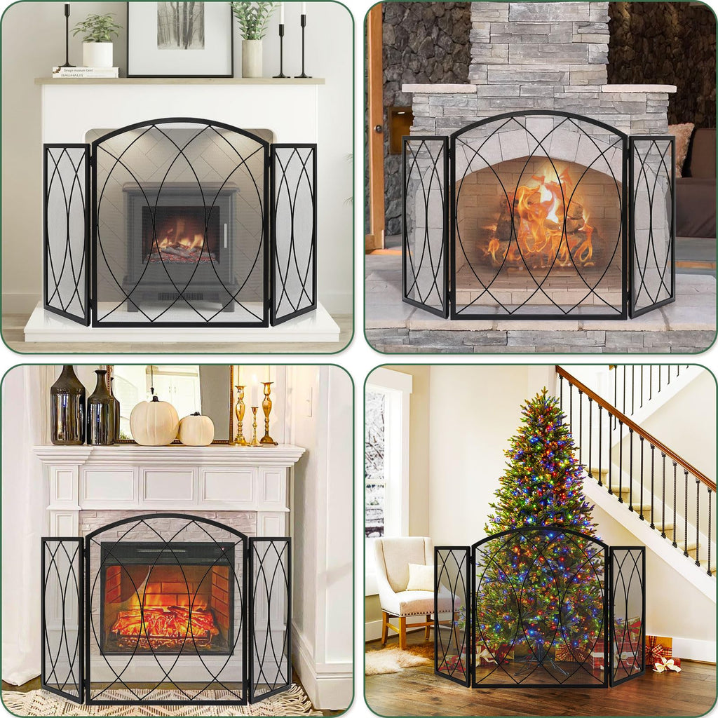 Wrought Iron Fireplace Screen R8661