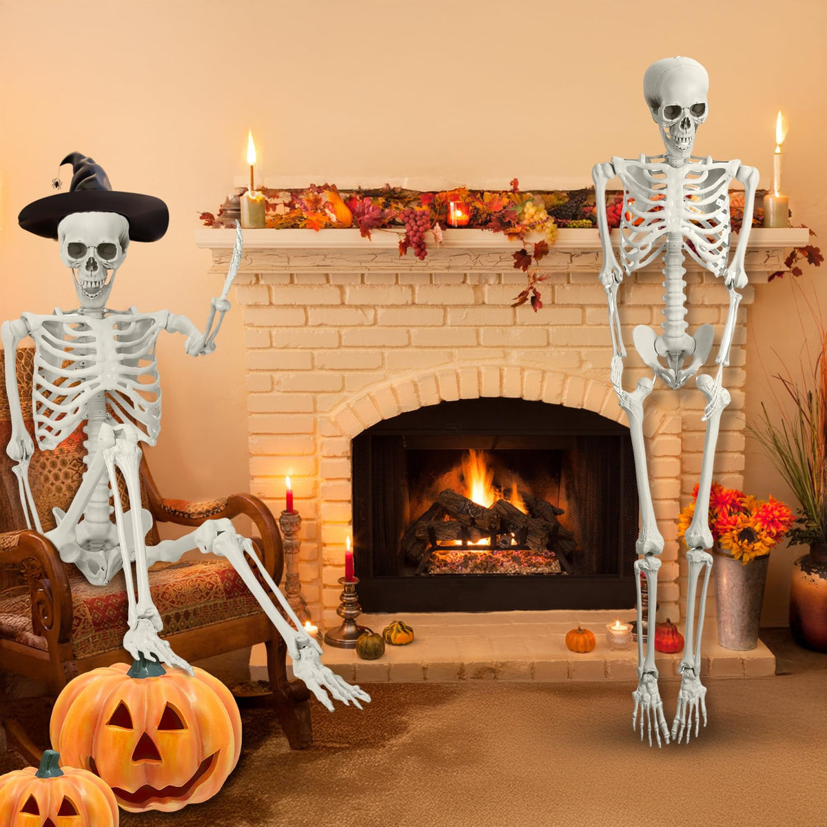 5.4FT Posable Life Size Skeleton N4159
