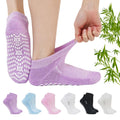 Diabetic Non-Slip Wide Cuff Bamboo Viscose Ankle Socks 6 pairs P28929