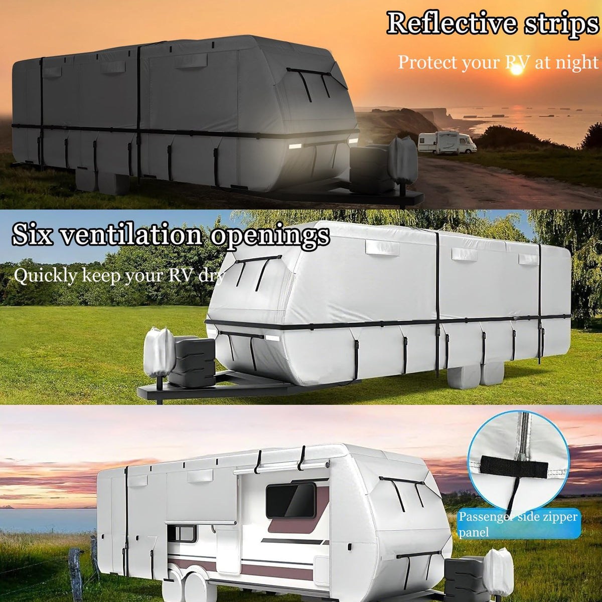 14-16ft Travel Trailer RV Cover X70106