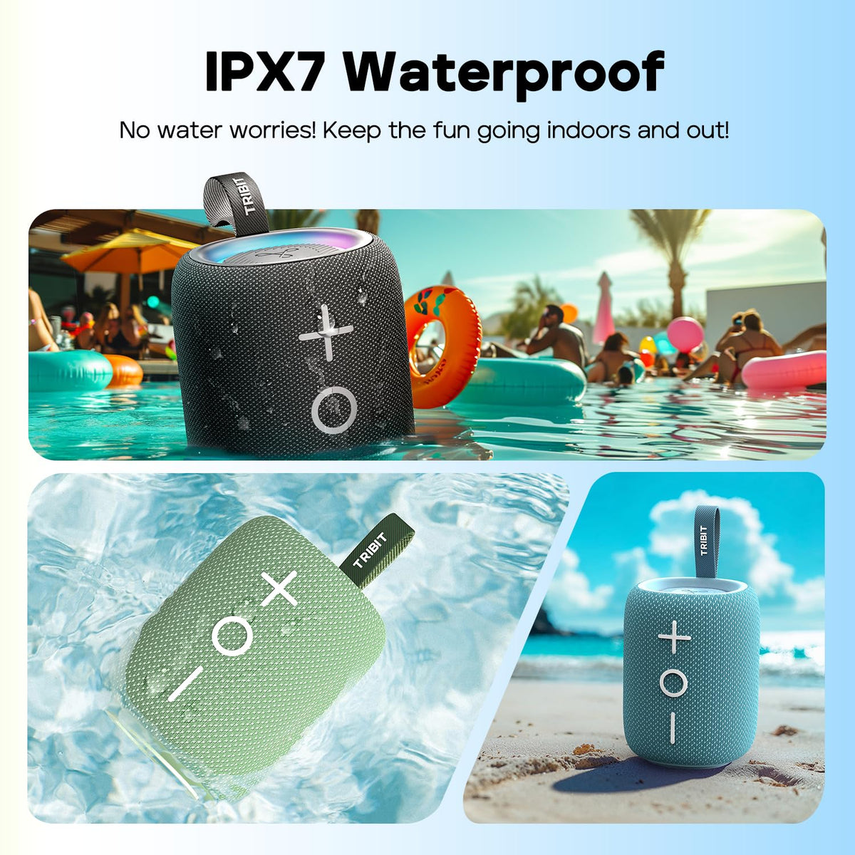 Portable Bluetooth Speaker 12W Black Z70410