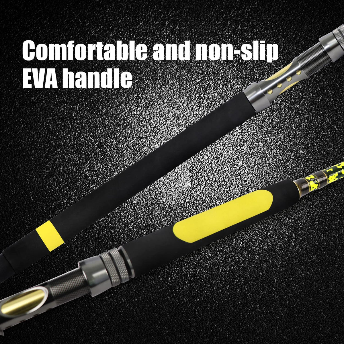 Catfish Fishing Rod Portable Travel Heavy 1 Piece/2 Piece X86840