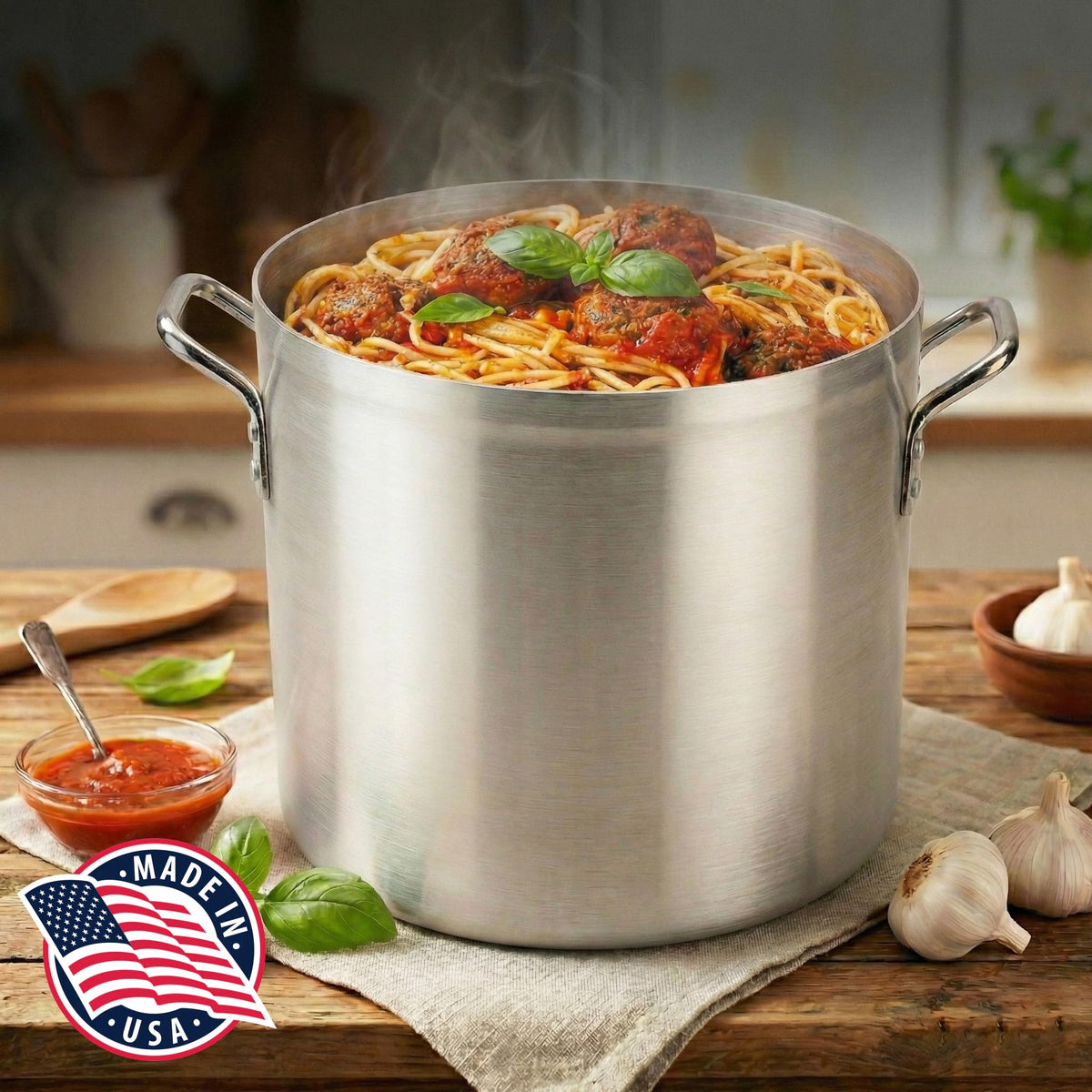 60 Quart Aluminum Stock Pot Z700