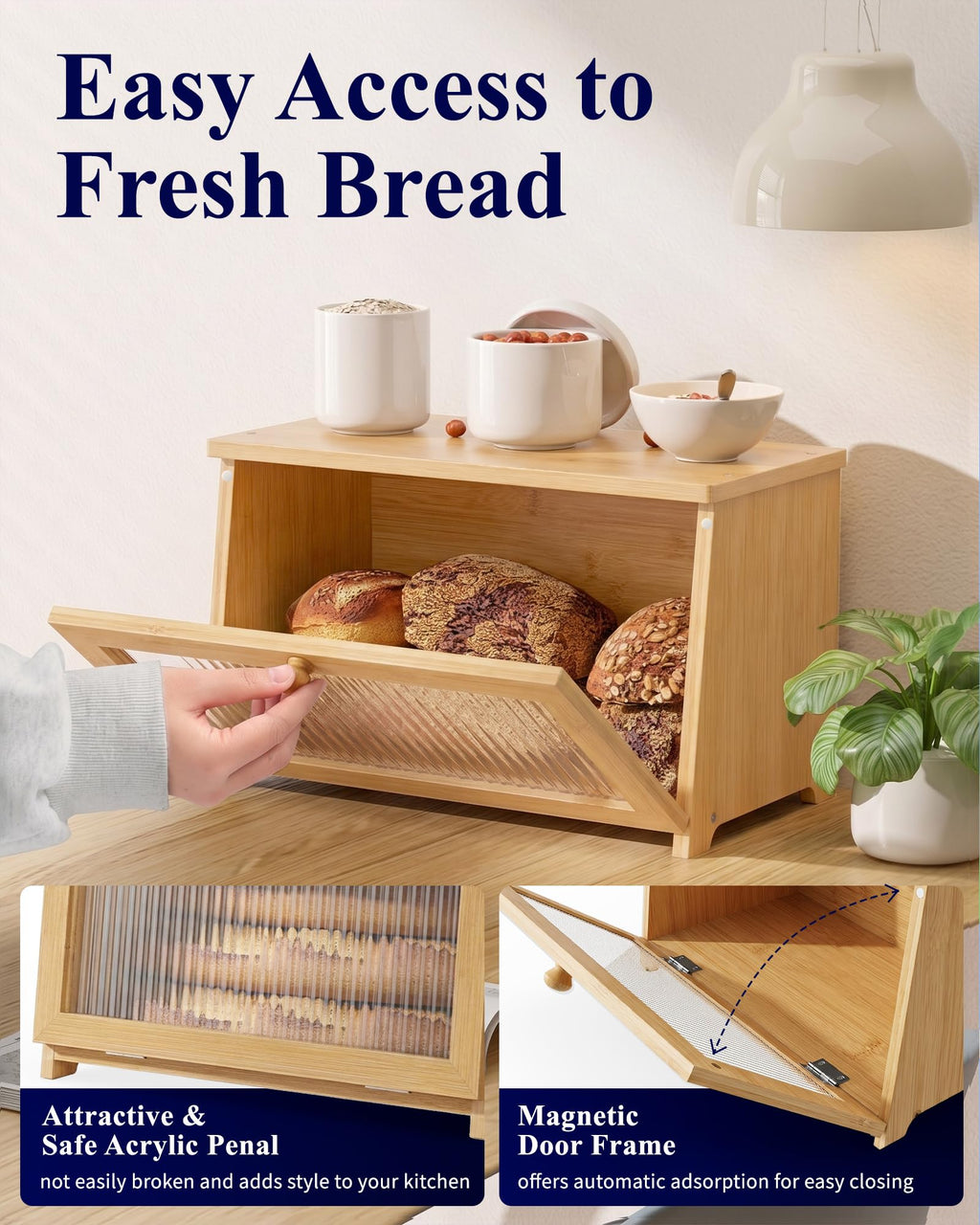 Wooden Bread Box Q770543