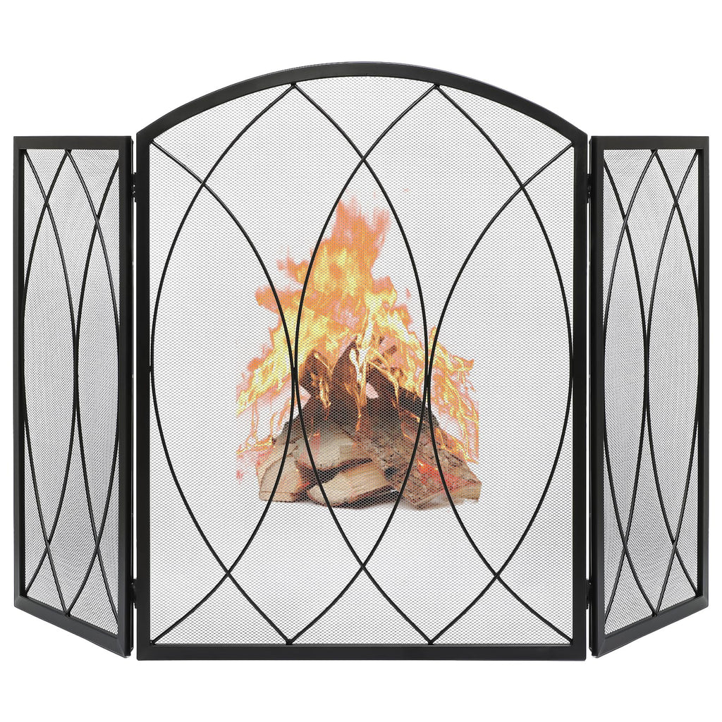 Wrought Iron Fireplace Screen R8661