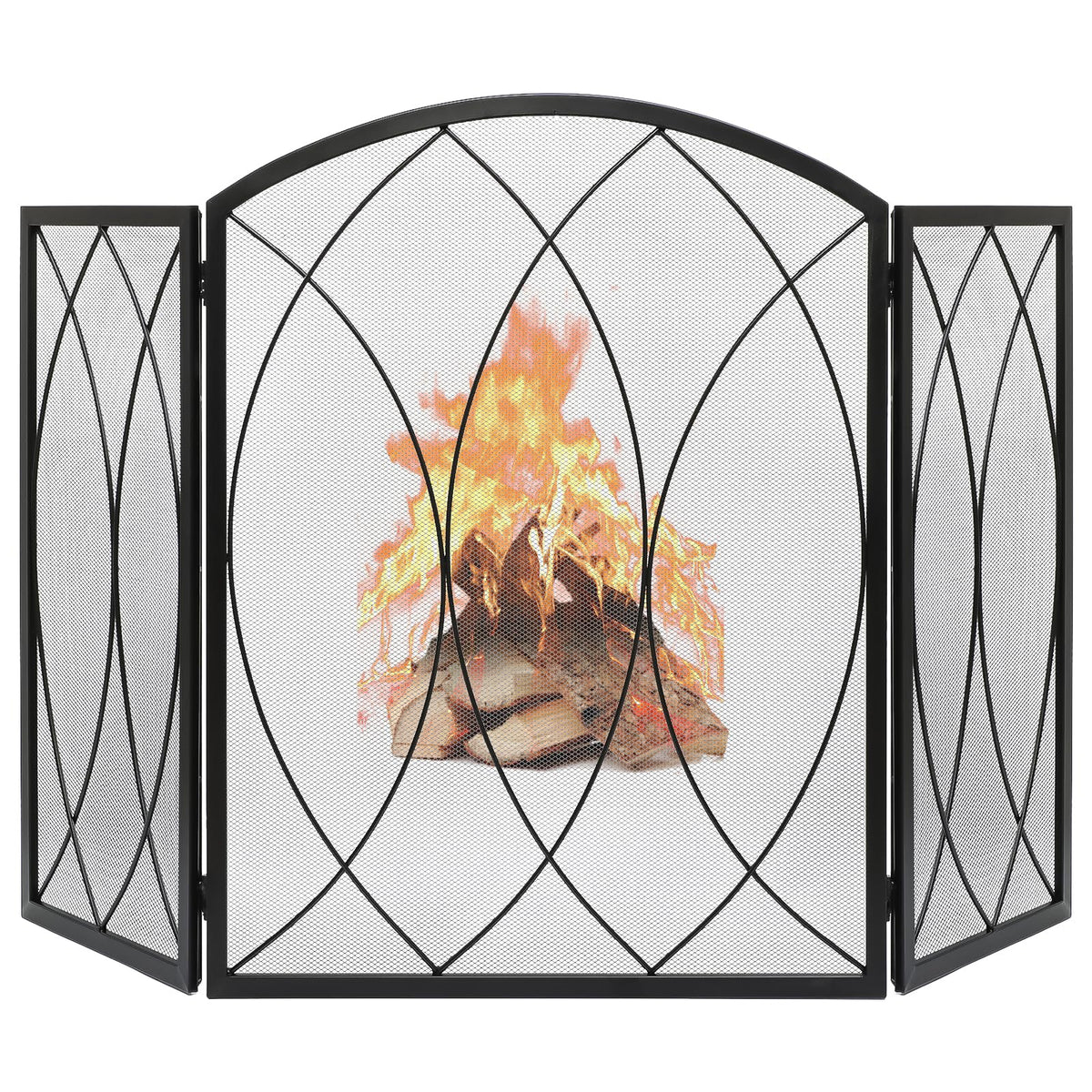 Wrought Iron Fireplace Screen R8661