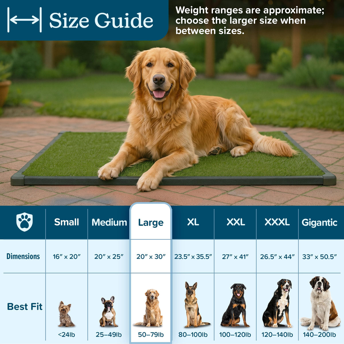 Artificial Grass Puppy Pee Pad with Tray W563015