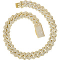 Miami Cuban Link Chain with 5A CZ 18K Gold Plated N62222