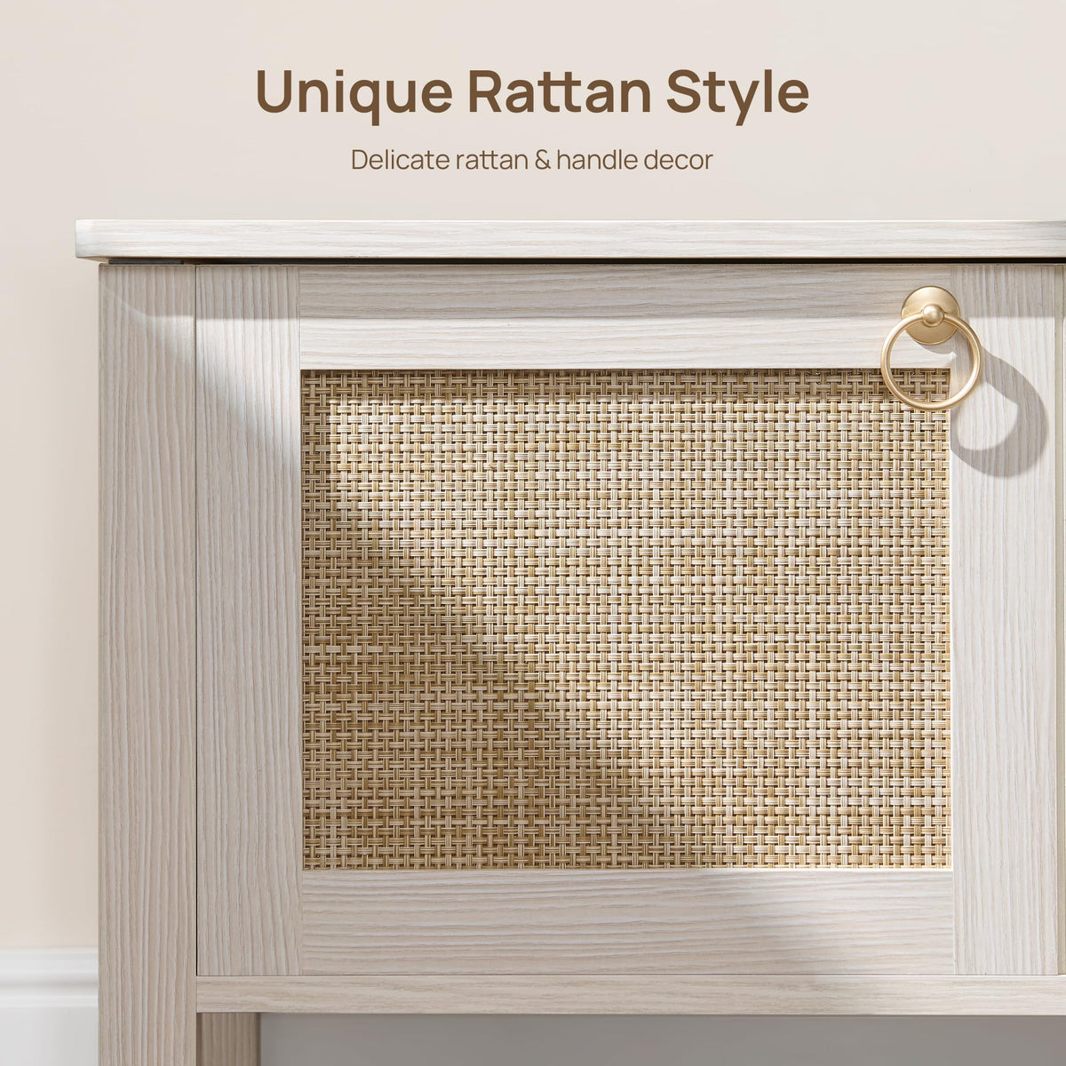 Rattan Storage Bench with 2 Safety Hinges C898