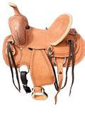 Genuine Leather Western Youth Saddle H958869
