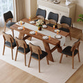 71" Wood Dining Table Set for 8 O244950